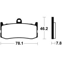 Brake Pads MTR364 Sintered Metal Tecnium