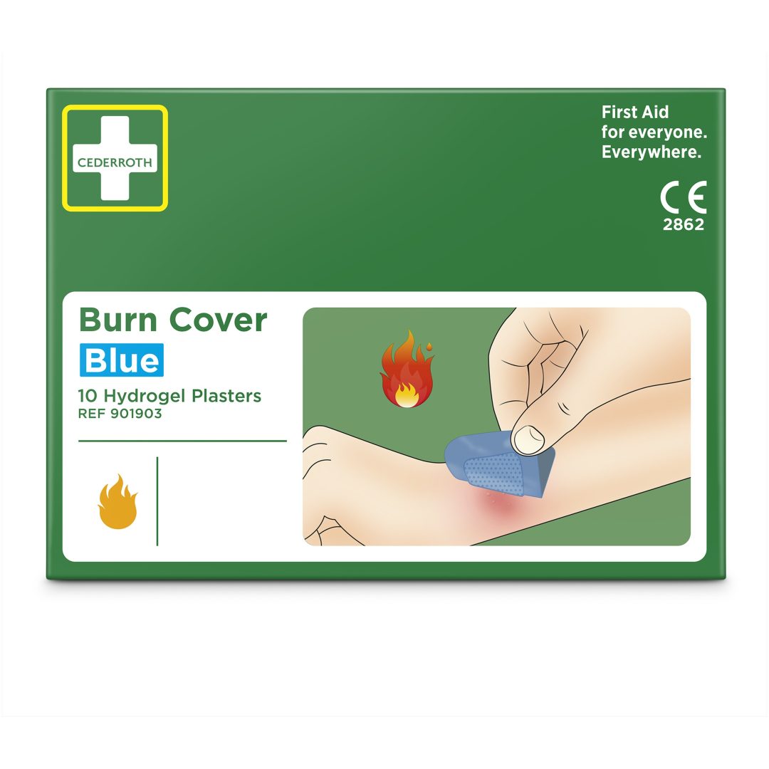 Brännskadeprodukt Burn Cover Hydrogel Blå Cederroth