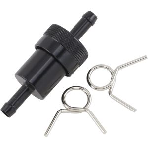 Bränslefilter Svart Anodiserad Aluminium EMGO