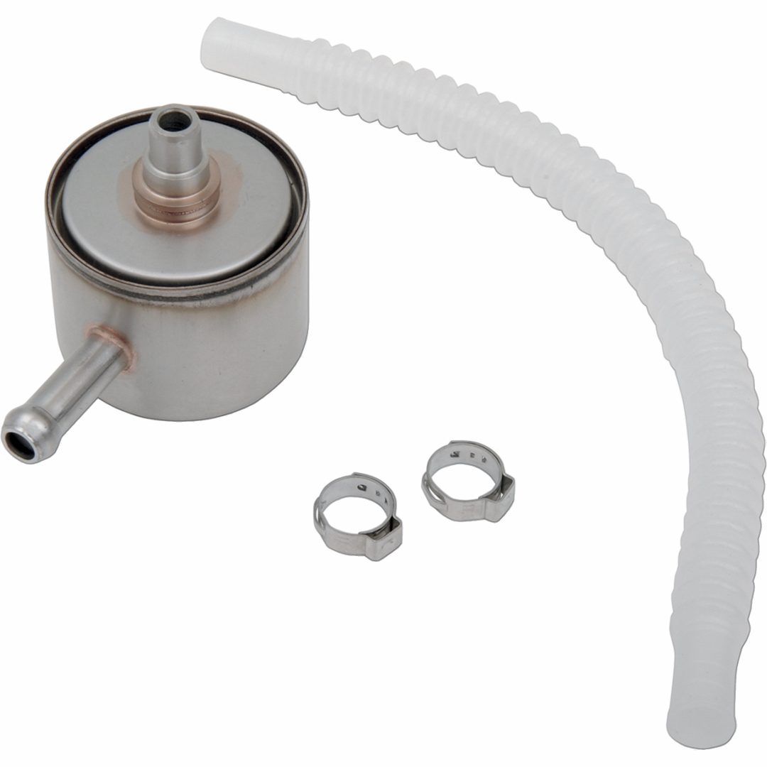 Bränslefilterkit Silver/vit DRAG SPECIALTIES FILTER FUEL 01-07ST EFI