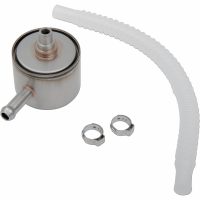 Bränslefilterkit Silver/vit DRAG SPECIALTIES