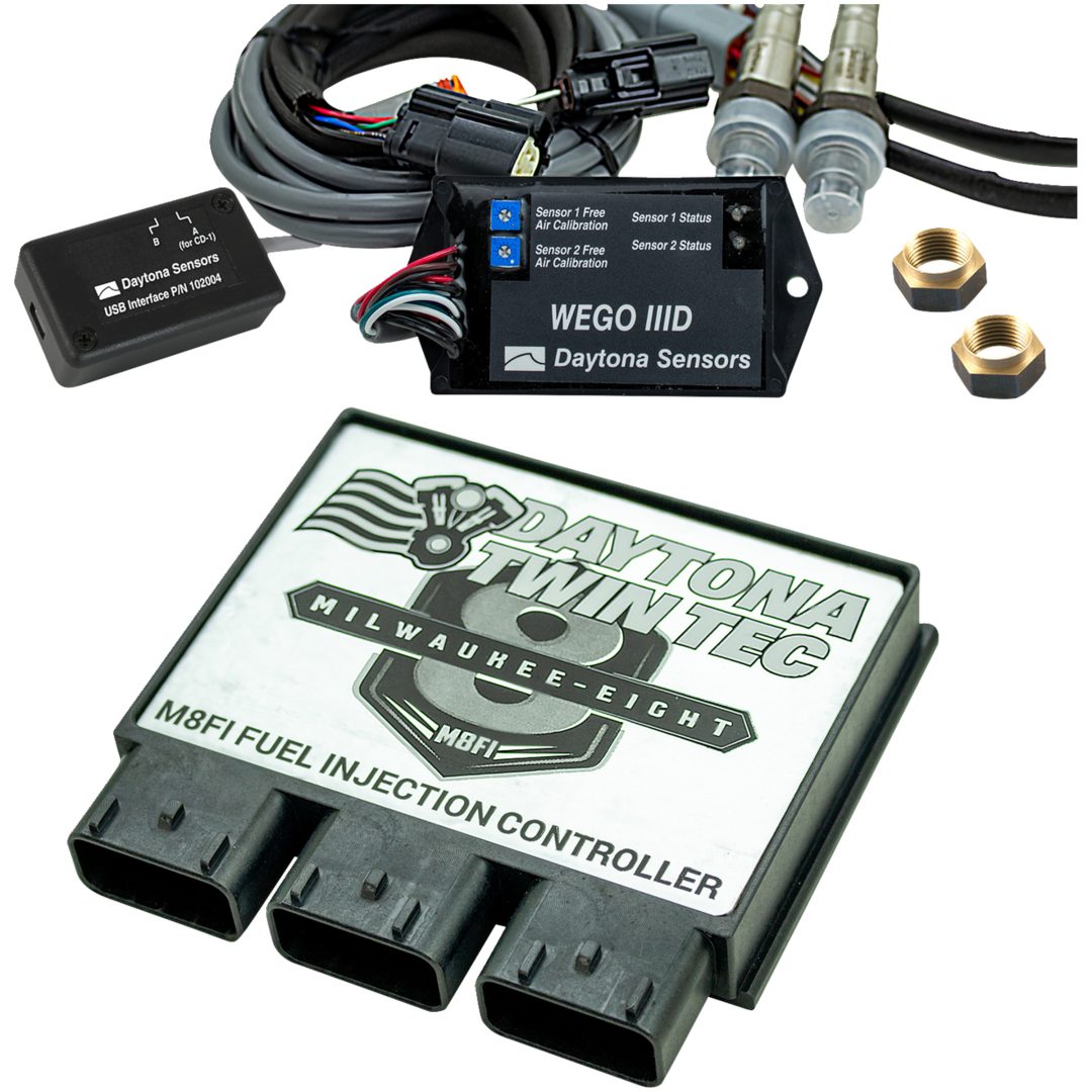 Bränsleinsprutning Elektronisk Styrenhet Kit Svart/vit DAYTONA TWIN TEC LLC