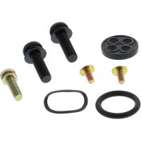 Bränslekran Renoveringssats Svart Silver MOOSE OFFROAD HARD-PARTS