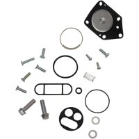 Bränslekranrenoveringssats Svart Silver PARTS UNLIMITED