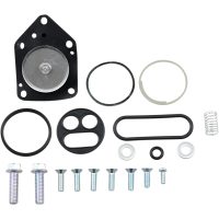 Bränslekranrenoveringssats Svart Silver PARTS UNLIMITED