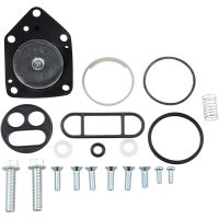 Bränslekranrenoveringssats Svart Silver PARTS UNLIMITED