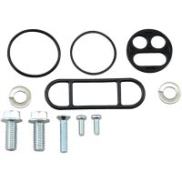Bränslekranrenoveringssats Svart Silver PARTS UNLIMITED