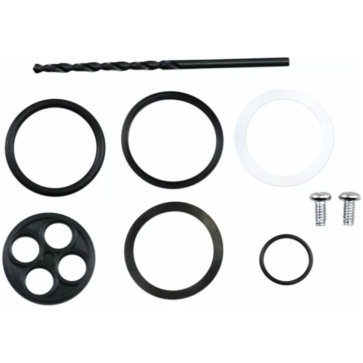 Bränslekranrenoveringssats Svart Silver PARTS UNLIMITED Reparationssats – bild 2