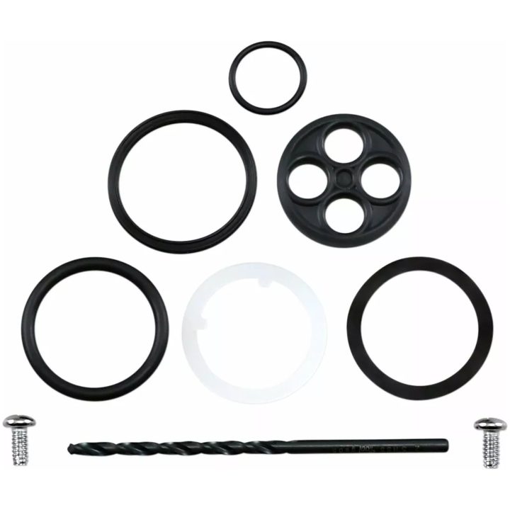 Bränslekranrenoveringssats Svart Silver PARTS UNLIMITED Reparationssats – bild 2