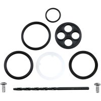 Bränslekranrenoveringssats Svart Silver PARTS UNLIMITED