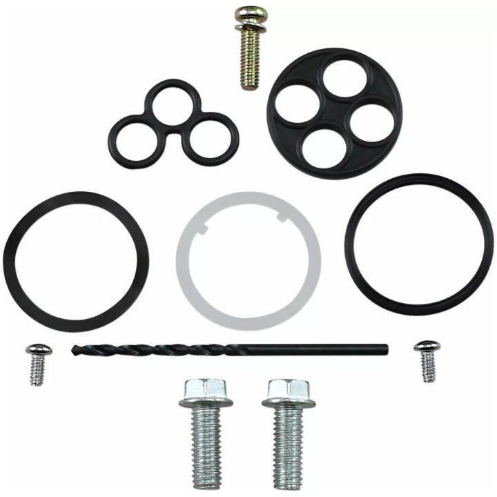 Bränslekranrenoveringssats Svart Silver PARTS UNLIMITED Reparationssats – bild 2