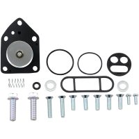 Bränslekranrenoveringssats Svart Silver PARTS UNLIMITED