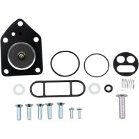 Bränslekranrenoveringssats Svart Silver PARTS UNLIMITED