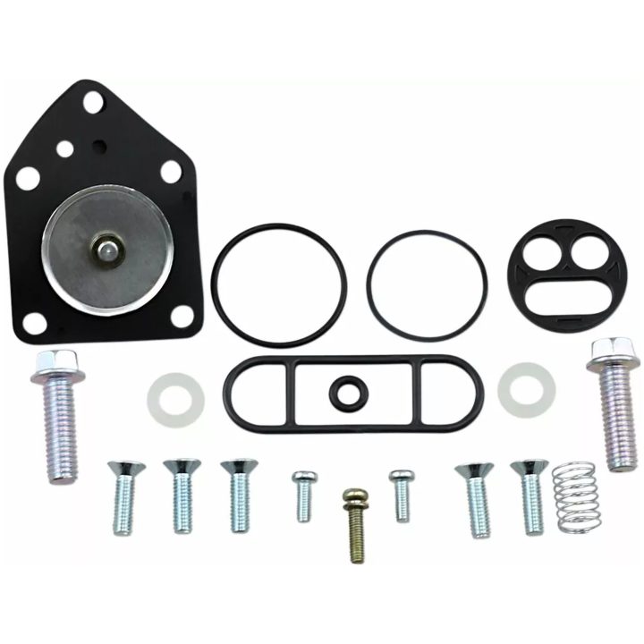 Bränslekranrenoveringssats Svart Silver PARTS UNLIMITED Reparationssats – bild 2