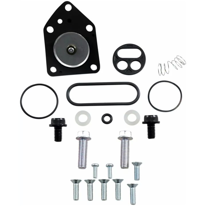 Bränslekranrenoveringssats Svart Silver PARTS UNLIMITED Reparationssats – bild 2