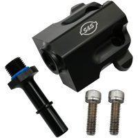 Bränsleskena Utbytes Svart Anodiserad S&S CYCLE