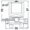 Bränslesolenoidventil 12 V Osculati – miniatyr 2