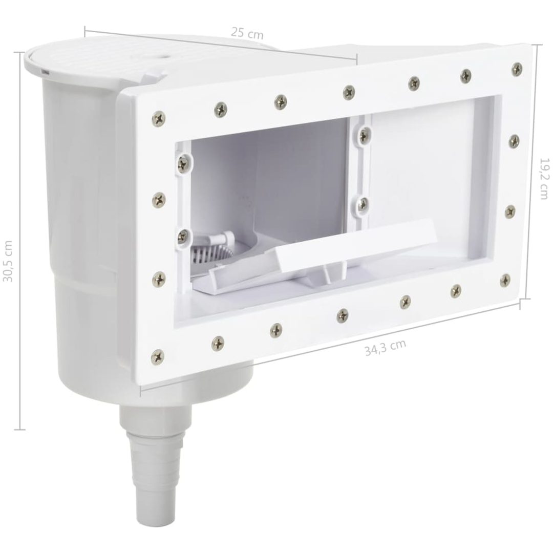 Breddavlopp för pool 11 delar 34,3x25x30,5 cm vidaXL – bild 8
