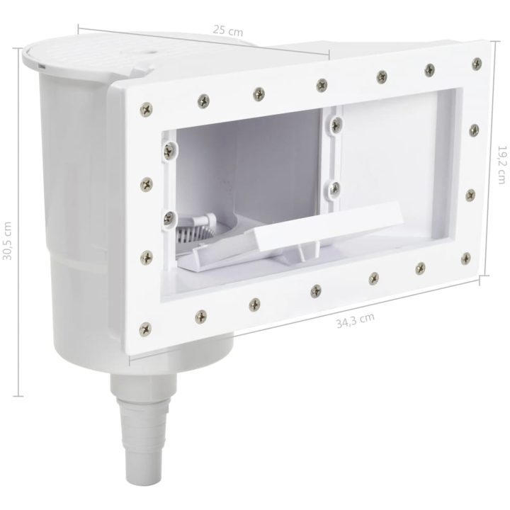 Breddavlopp för pool 11 delar 34,3x25x30,5 cm vidaXL – bild 8