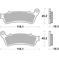 BREMBO Sintered Brake pads - 07HO66SP