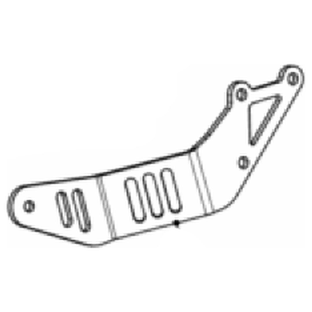 Bricka Ljuddämpare Kolfiber Akrapovic Bracket