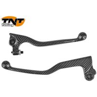 Broms & Kopplingshandtag, Carbon-mönster, Yamaha DT50R / MBK X-Limit TNT