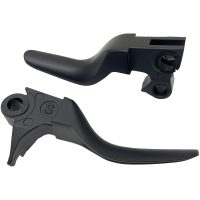 Broms- och kopplingshandtag Short Svart Matt Aluminium DRAG SPECIALTIES