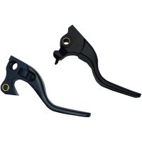 Broms- och kopplingshandtag Short Svart Matt Aluminium DRAG SPECIALTIES