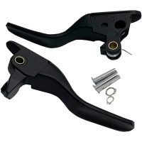 Broms- och kopplingshandtag Short Svart Matt Aluminium DRAG SPECIALTIES