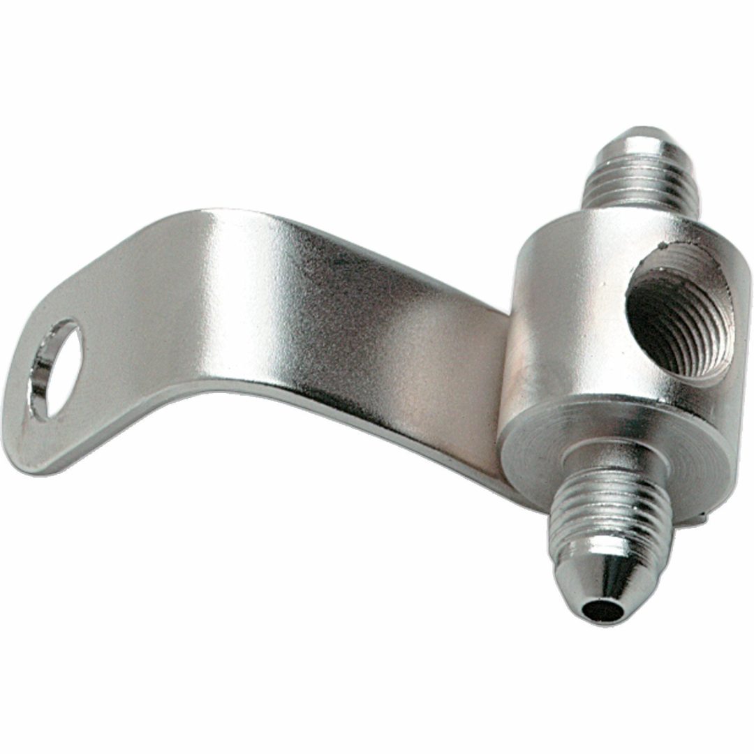 Broms T-koppling Bakre Krom DRAG SPECIALTIES 1/8 npt hona