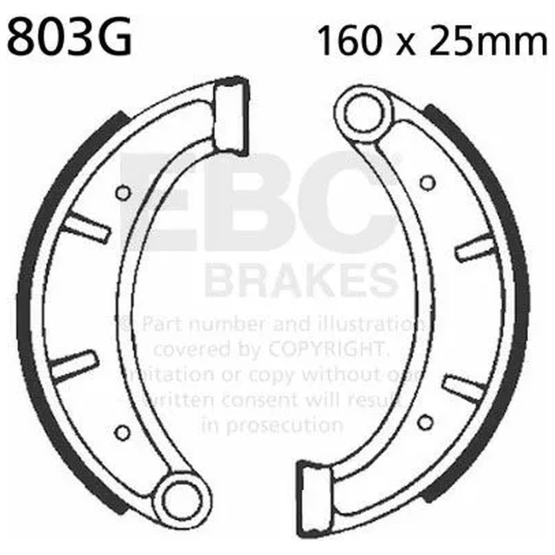 Bromsback Organisk Grooved EBC