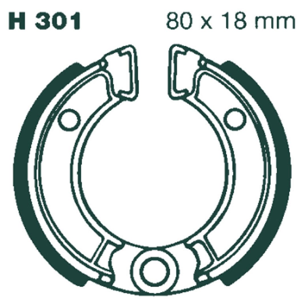 Bromsback Standard EBC EBC BRAKE SHOE
