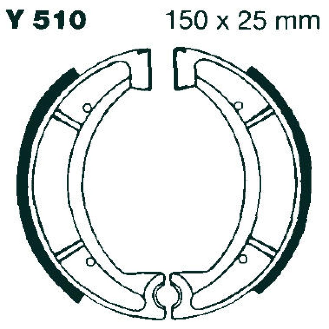 Bromsback Standard EBC EBC BRAKE SHOE