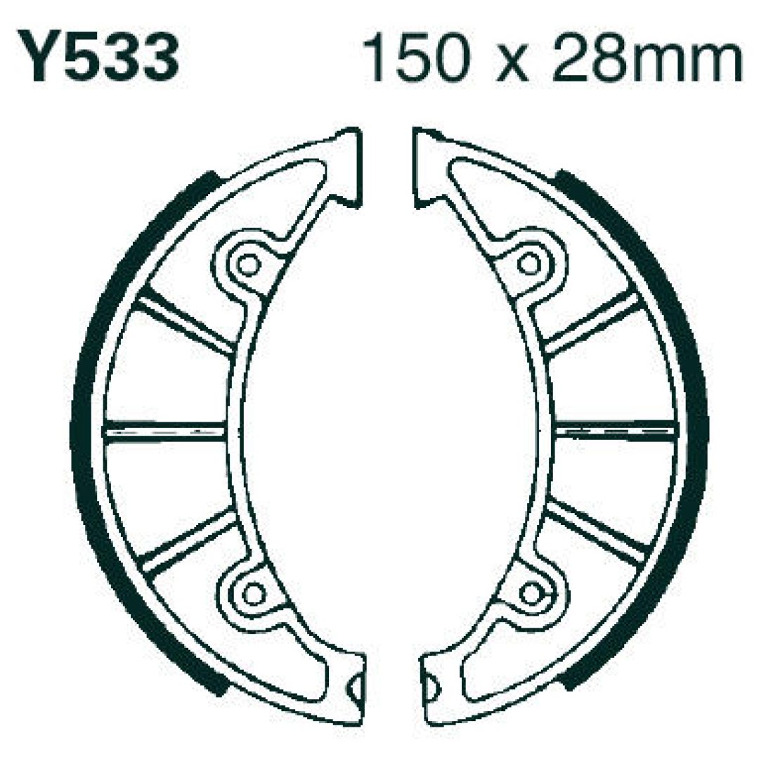 Bromsback Standard EBC Silver