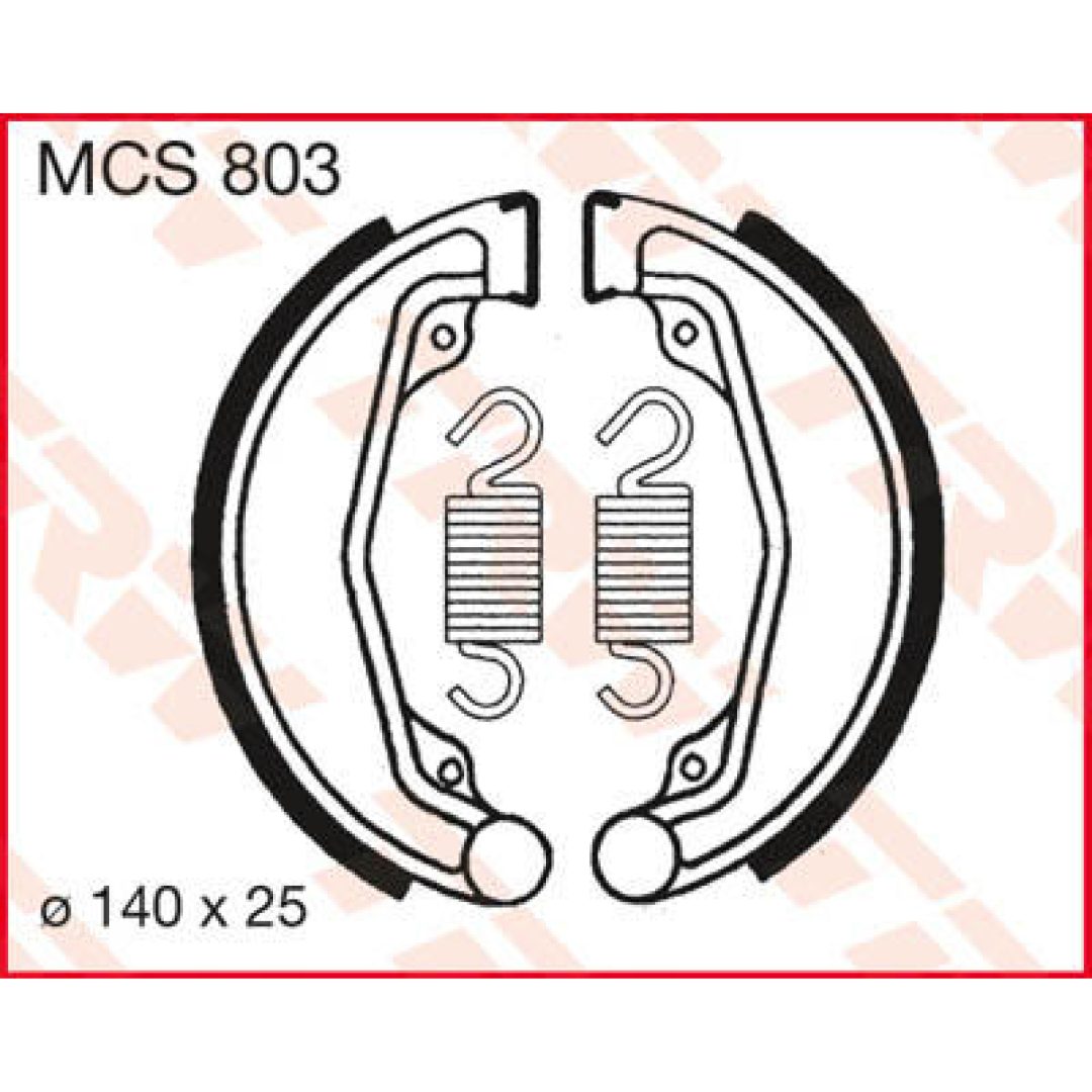 Bromsback Standard TRW Silver