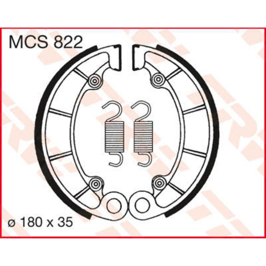 Bromsback Standard TRW Silver