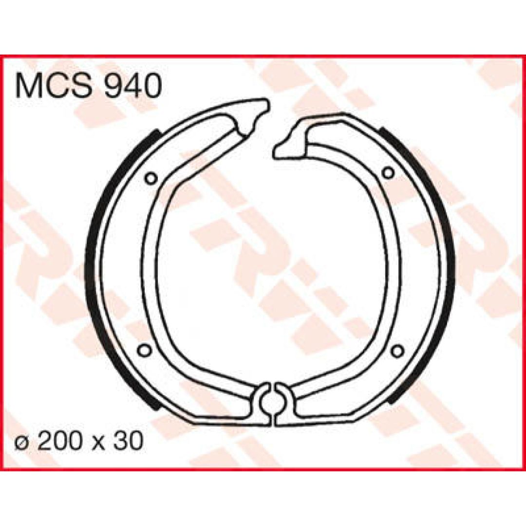 Bromsback Standard TRW Silver
