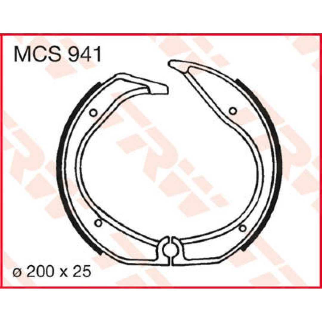 Bromsback Standard TRW Silver