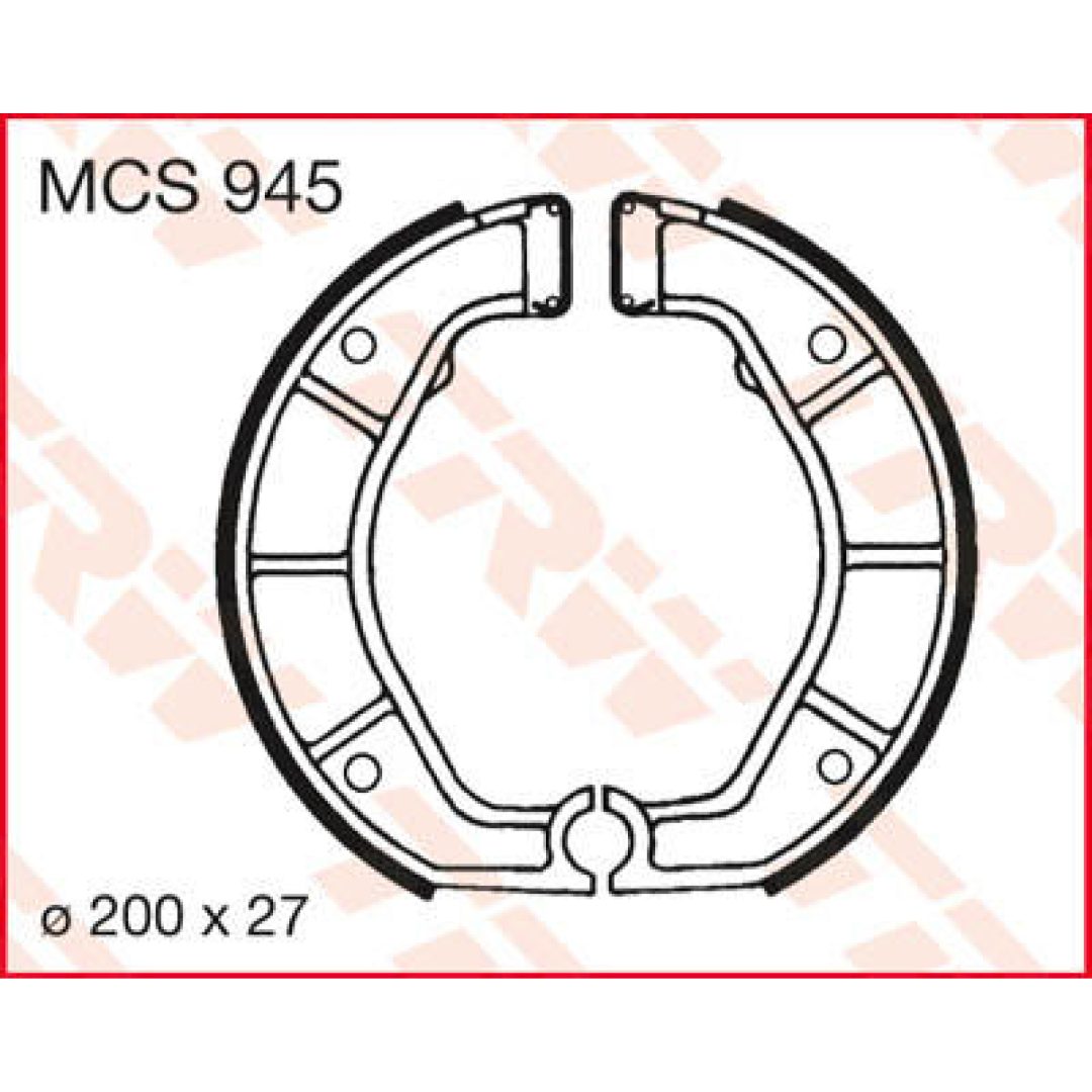 Bromsback Standard TRW Silver
