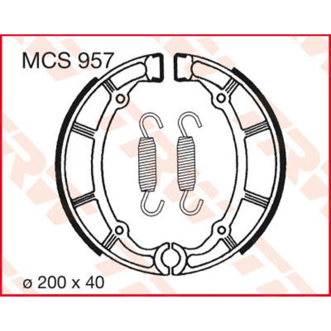 Bromsback Standard TRW Silver
