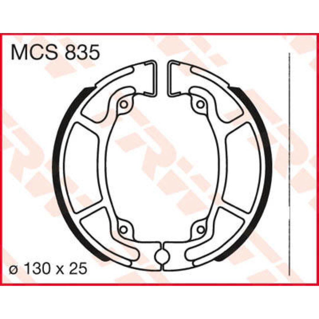 Bromsback Standard TRW Silver