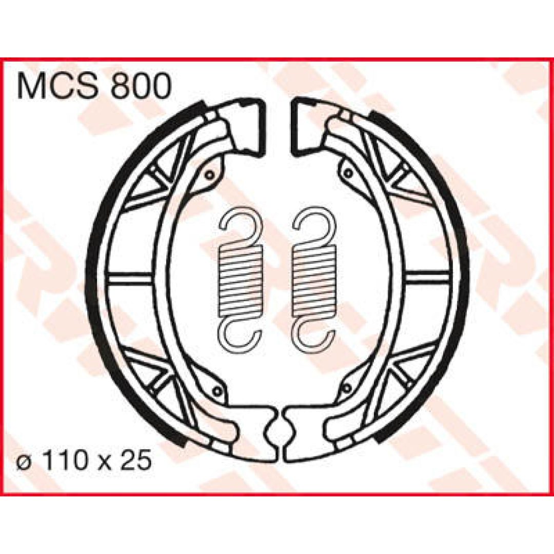Bromsback Standard TRW Silver