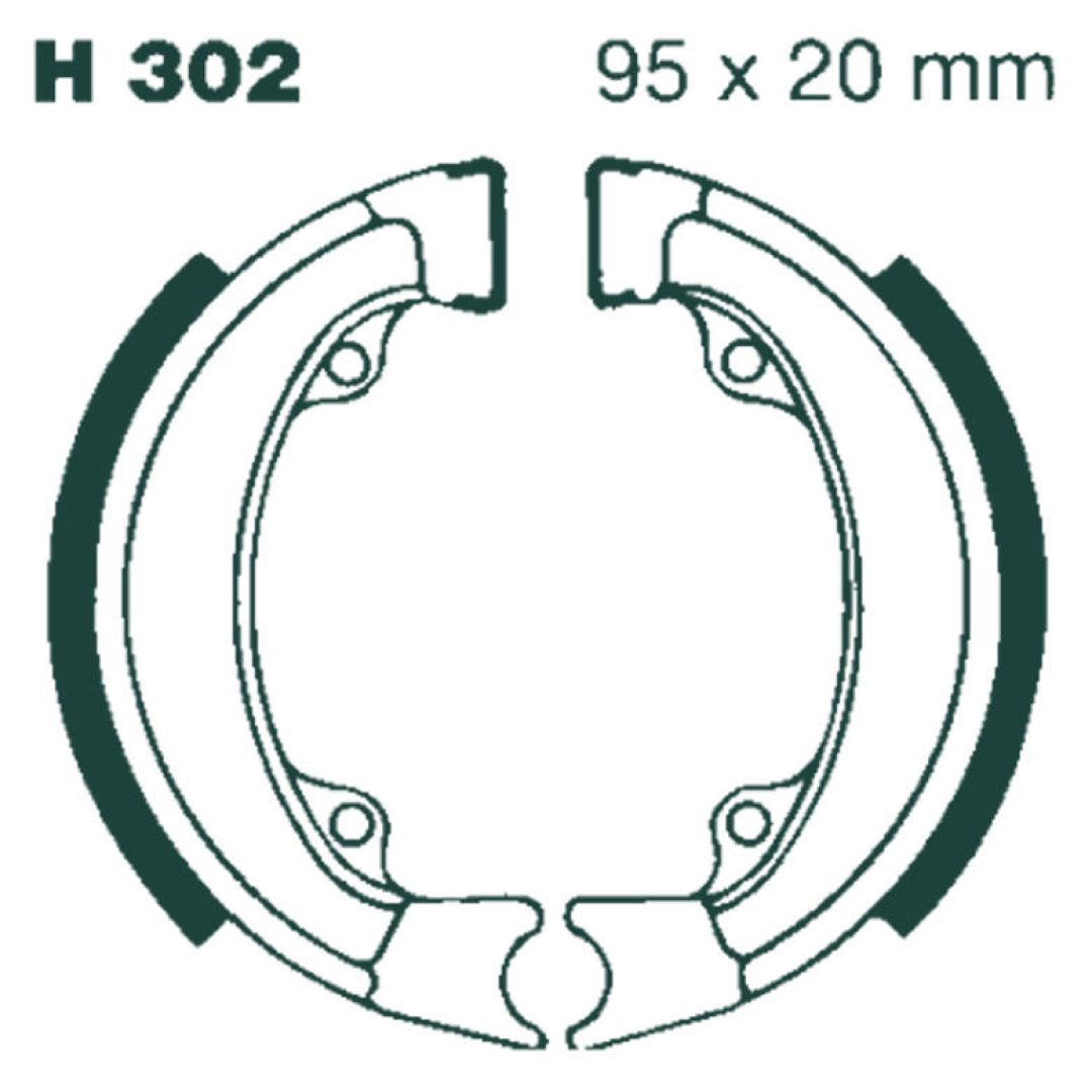Bromsbackar Bak EBC EBC BRAKE SHOE