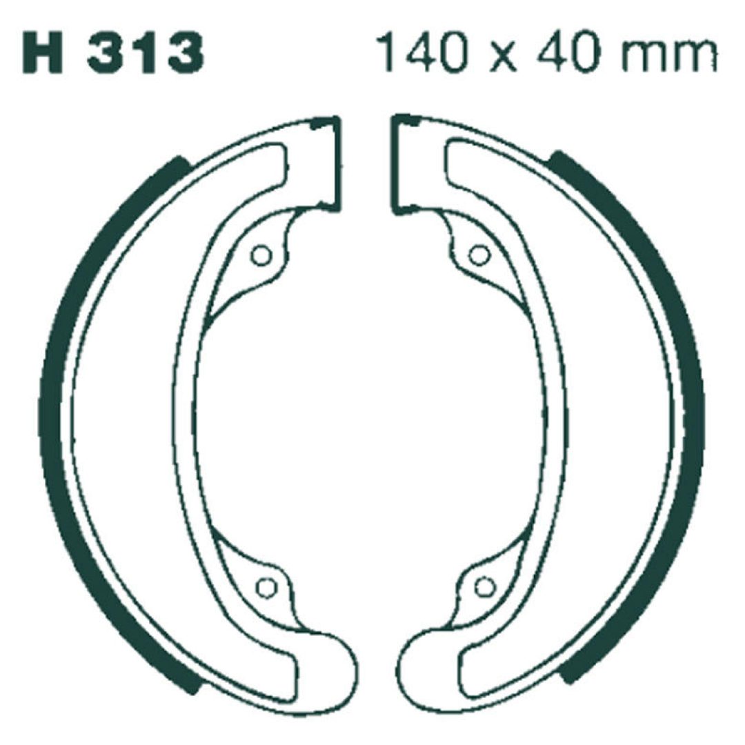 Bromsbackar Bak EBC EBC BRAKE SHOE
