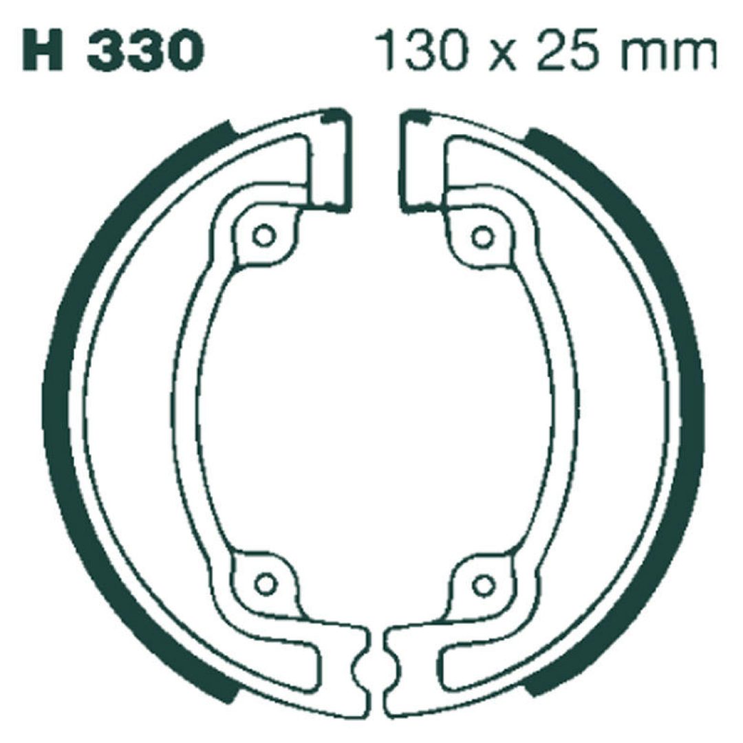 Bromsbackar Bak EBC EBC BRAKE SHOE