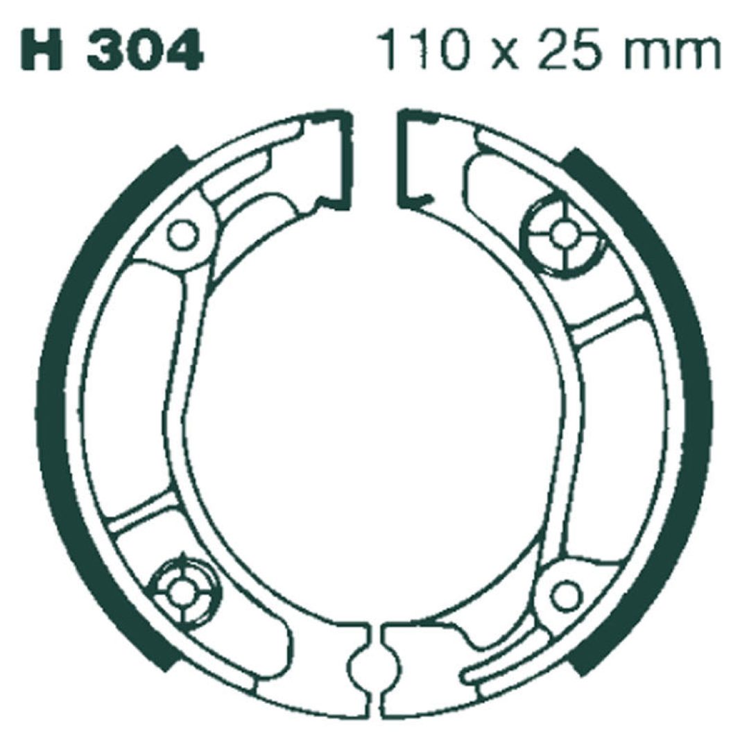 Bromsbackar Bak EBC EBC BRAKE SHOE