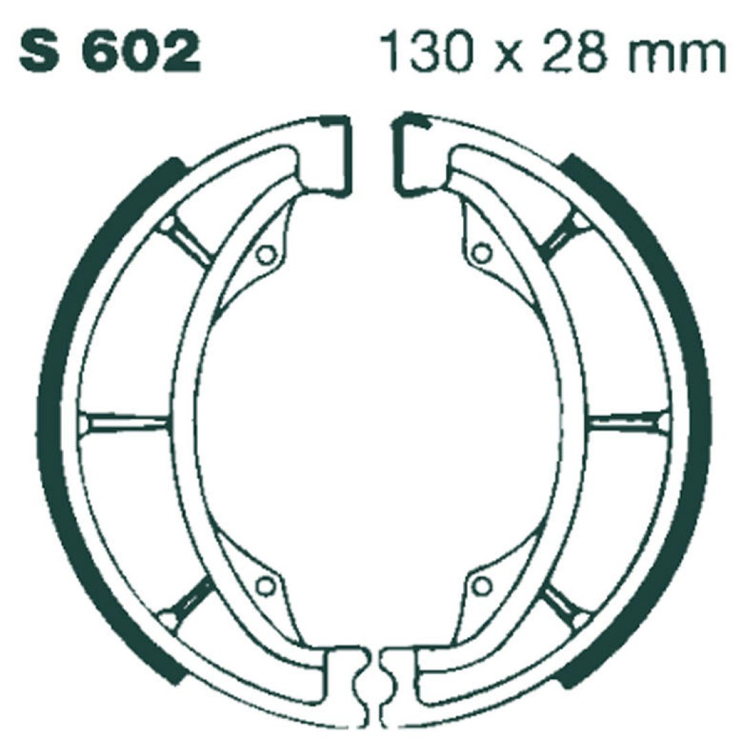 Bromsbackar Bak EBC EBC BRAKE SHOE