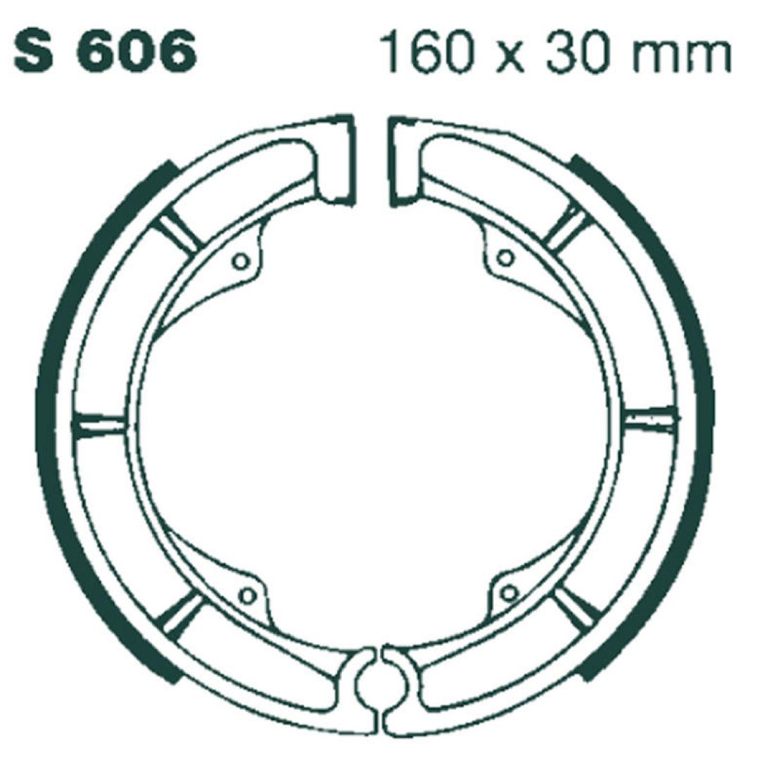 Bromsbackar Bak EBC EBC BRAKE SHOE