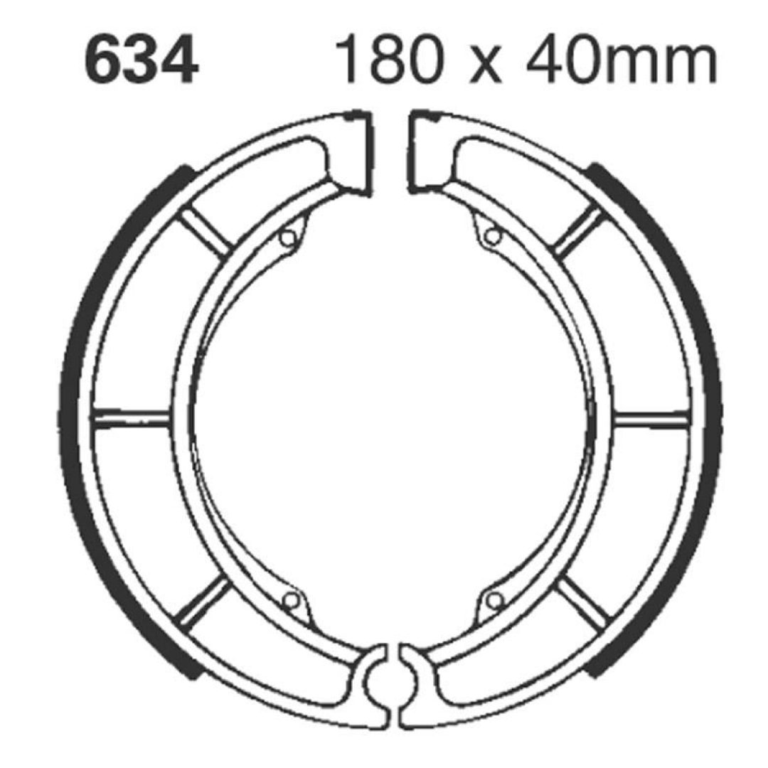 Bromsbackar Bak EBC EBC BRAKE SHOE