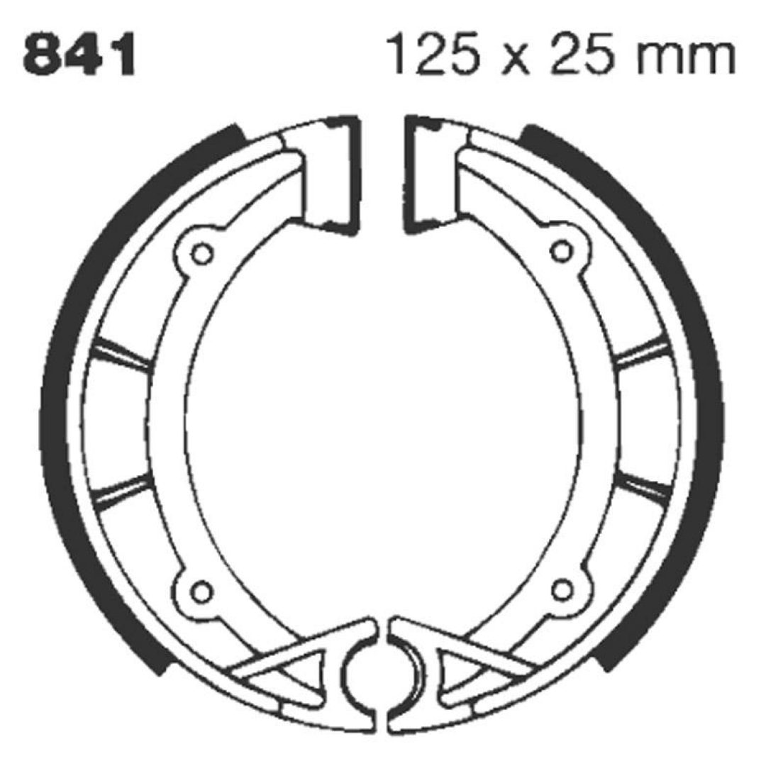 Bromsbackar Fram EBC BRAKE SHOE EBC - PE 841G